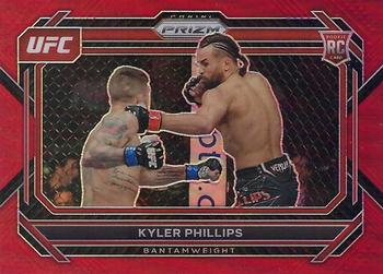 2023 Panini Prizm UFC - Red Prizms #55 Kyler Phillips Front