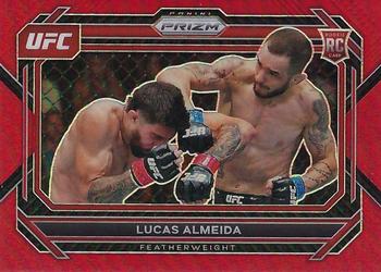 2023 Panini Prizm UFC - Red Prizms #75 Lucas Almeida Front