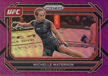 2023 Panini Prizm UFC - Purple Prizms #9 Michelle Waterson Front
