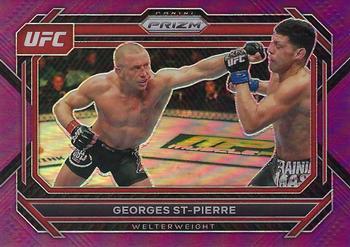 2023 Panini Prizm UFC - Purple Prizms #32 Georges St-Pierre Front