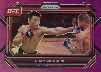 2023 Panini Prizm UFC - Purple Prizms #88 Chan Sung Jung Front