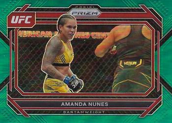2023 Panini Prizm UFC - Teal Prizms #66 Amanda Nunes Front