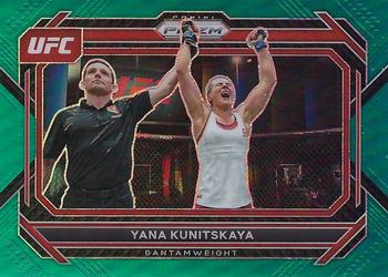 2023 Panini Prizm UFC - Teal Prizms #93 Yana Kunitskaya Front