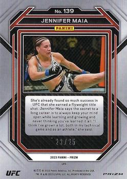 2023 Panini Prizm UFC - Mojo Prizms #139 Jennifer Maia Back