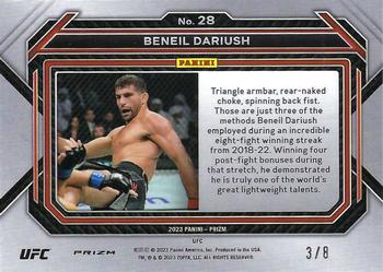 2023 Panini Prizm UFC - Octagon Prizms #28 Beneil Dariush Back