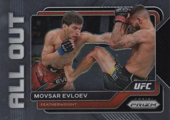 2023 Panini Prizm UFC - All Out #8 Movsar Evloev Front