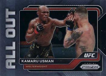 2023 Panini Prizm UFC - All Out #12 Kamaru Usman Front