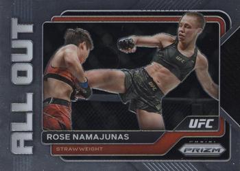 2023 Panini Prizm UFC - All Out #13 Rose Namajunas Front