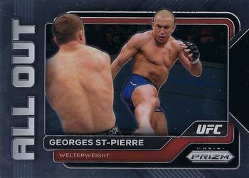 2023 Panini Prizm UFC - All Out #17 Georges St-Pierre Front