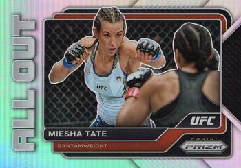 2023 Panini Prizm UFC - All Out Silver Prizms #7 Miesha Tate Front