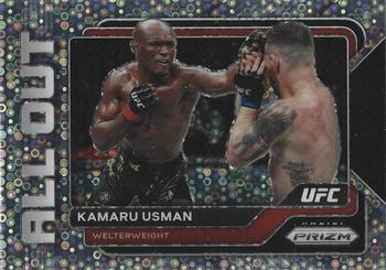 2023 Panini Prizm UFC - All Out Under Card Prizms #12 Kamaru Usman Front