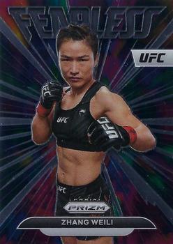 2023 Panini Prizm UFC - Fearless #28 Zhang Weili Front