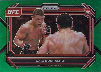 2023 Panini Prizm UFC - Green Prizms #68 Caio Borralho Front