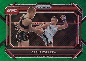 2023 Panini Prizm UFC - Green Prizms #78 Carla Esparza Front