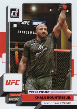 2023 Donruss UFC - Press Proof Purple #183 Khalil Rountree Jr. Front