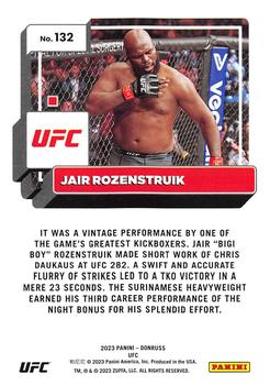 2023 Donruss UFC - Press Proof Teal #132 Jair Rozenstruik Back