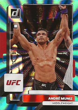 2023 Donruss UFC - Holo Teal Laser #166 Andre Muniz Front