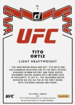 2023 Donruss UFC - Retro Series #1 Tito Ortiz Back