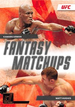 2023 Donruss UFC - Fantasy Matchups #1 Kamaru Usman / Matt Hughes Front