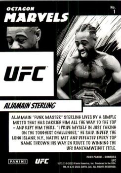 2023 Donruss UFC - Octagon Marvels #1 Aljamain Sterling Back
