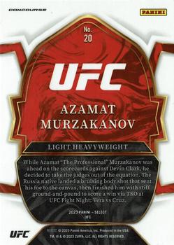 2023 Panini Select UFC #20 Azamat Murzakanov Back