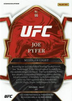 2023 Panini Select UFC #66 Joe Pyfer Back