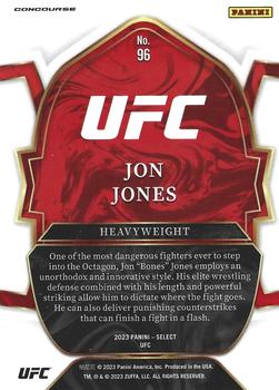 2023 Panini Select UFC #96 Jon Jones Back
