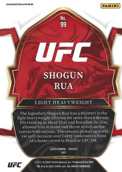 2023 Panini Select UFC #99 Shogun Rua Back