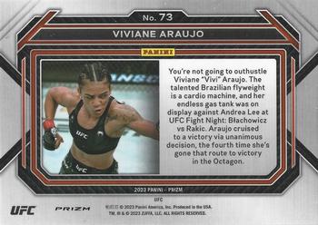 2023 Panini Prizm UFC - Under Card Prizms #73 Viviane Araujo Back