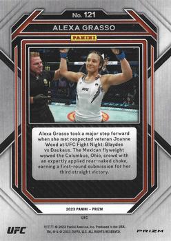 2023 Panini Prizm UFC - Under Card Prizms #121 Alexa Grasso Back