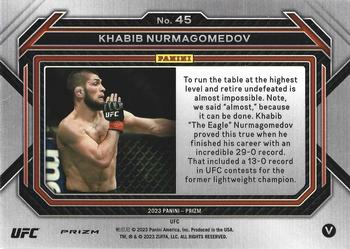 2023 Panini Prizm UFC - Under Card Prizms #45 Khabib 