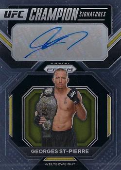 2023 Panini Prizm UFC - Champion Signatures #CS-GSP Georges St-Pierre Front