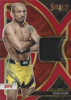 2023 Panini Select UFC - Selective Swatches Red Prizms #SS-JAD Jose Aldo Front