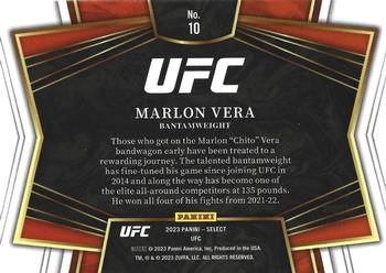 2023 Panini Select UFC - Snapshots #10 Marlon Vera Back