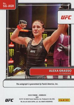 2023 Donruss UFC - Signature Series #SG-AGR Alexa Grasso Back