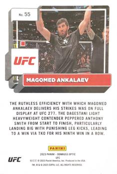 2023 Donruss Optic UFC #55 Magomed Ankalaev Back