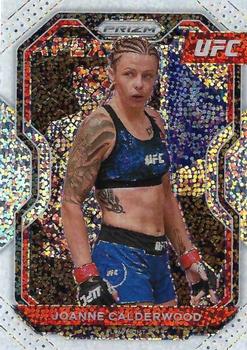 2021 Panini Prizm UFC - White Sparkle #94 Joanne Calderwood Front