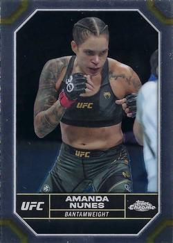 2024 Topps Chrome UFC #15 Amanda Nunes Front