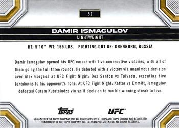 2024 Topps Chrome UFC #52 Damir Ismagulov Back