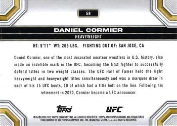 2024 Topps Chrome UFC #56 Daniel Cormier Back