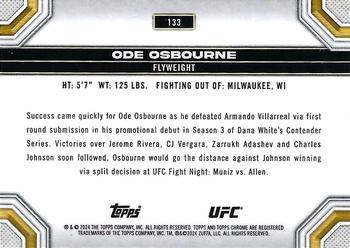 2024 Topps Chrome UFC #133 Ode Osbourne Back