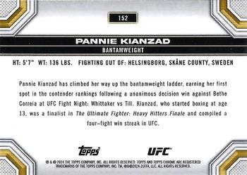2024 Topps Chrome UFC #152 Pannie Kianzad Back
