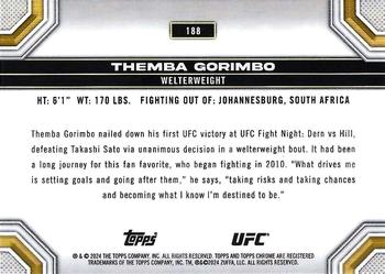 2024 Topps Chrome UFC #188 Themba Gorimbo Back
