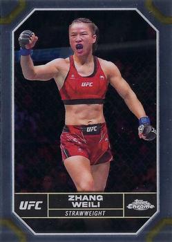 2024 Topps Chrome UFC #200 Zhang Weili Front