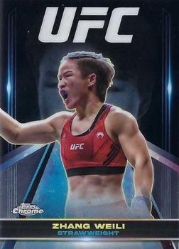 2024 Topps Chrome UFC - Supergiant #SUG-15 Zhang Weili Front