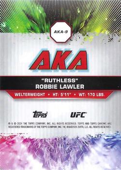 2024 Topps Chrome UFC - AKA #AKA-9 Robbie Lawler Back