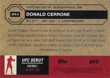 2024 Topps Chrome UFC - 1954 Topps #FFT-4 Donald Cerrone Back