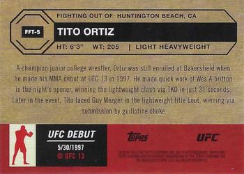 2024 Topps Chrome UFC - 1954 Topps #FFT-5 Tito Ortiz Back