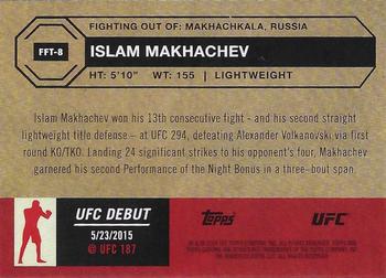 2024 Topps Chrome UFC - 1954 Topps #FFT-8 Islam Makhachev Back