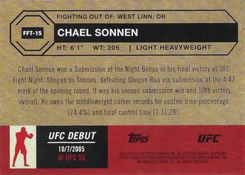 2024 Topps Chrome UFC - 1954 Topps #FFT-15 Chael Sonnen Back